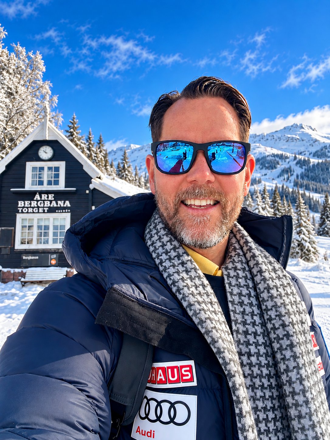 John Björksten ler vid Åre Bergbana